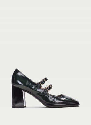 Hispanitas Monaco Mary Jane Schoenen Dames Groen | AET3272UO